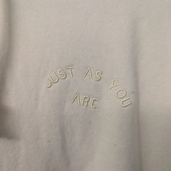 H&M Cream Pullover Hoodie - Picture 2 of 4